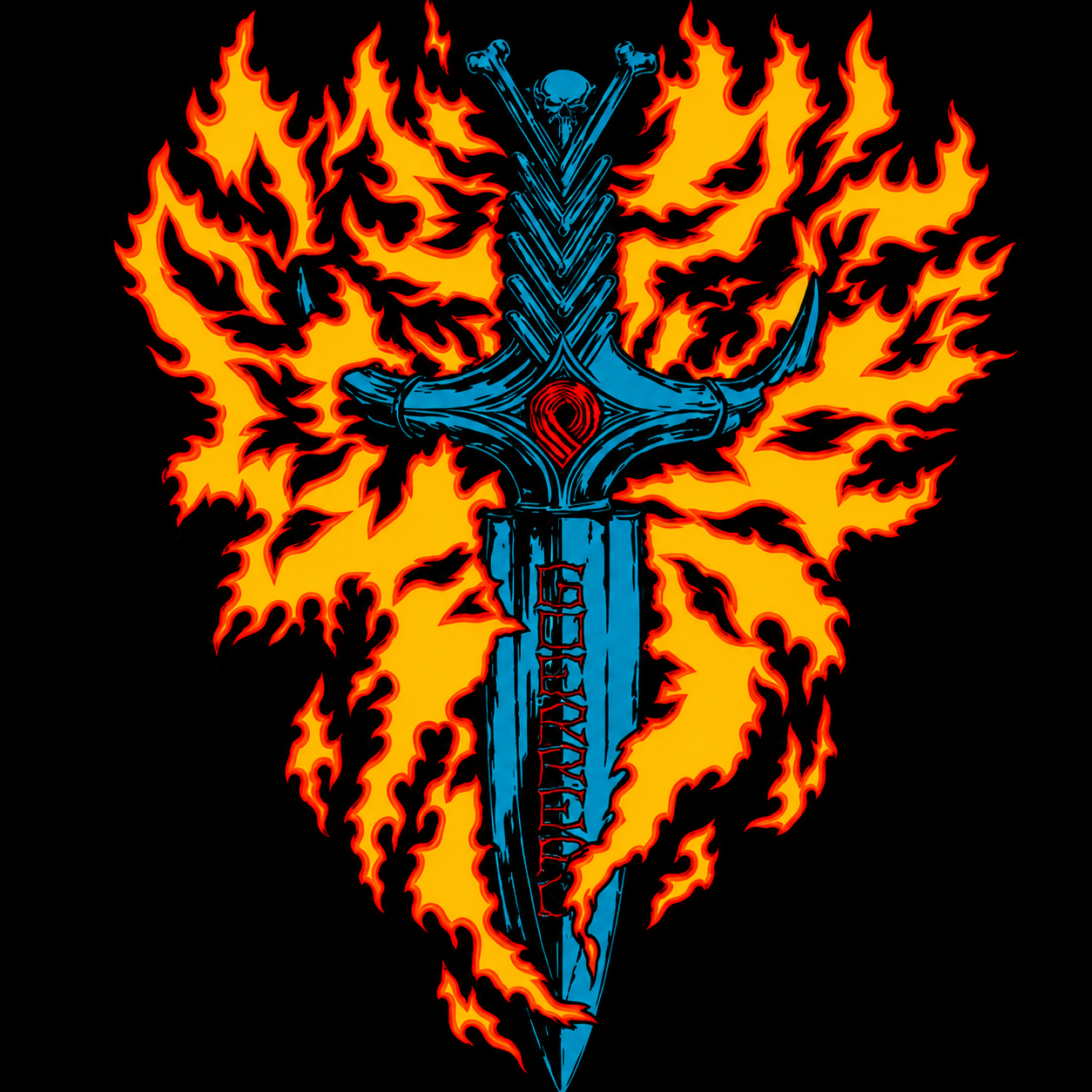 Flaming Dagger