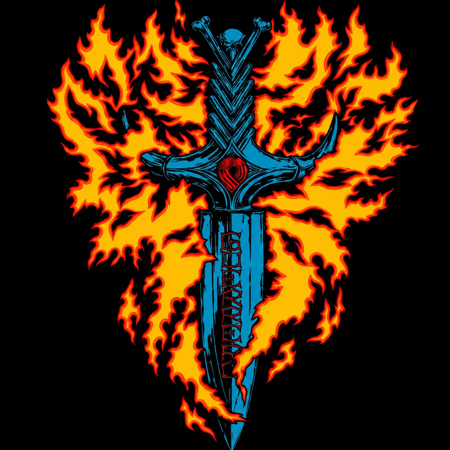Flaming Dagger