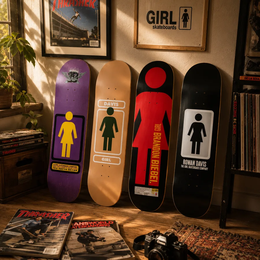 Girl logo (skater silhouette)