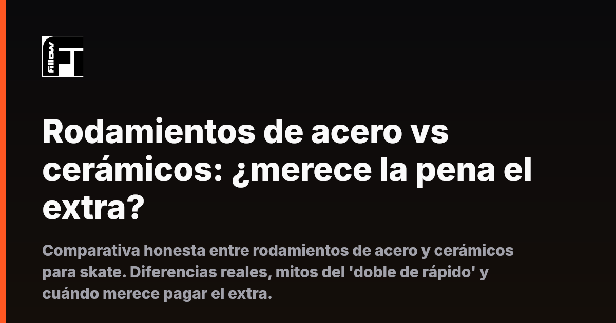 Rodamientos de acero vs cerámicos: ¿merece la pena el extra?
